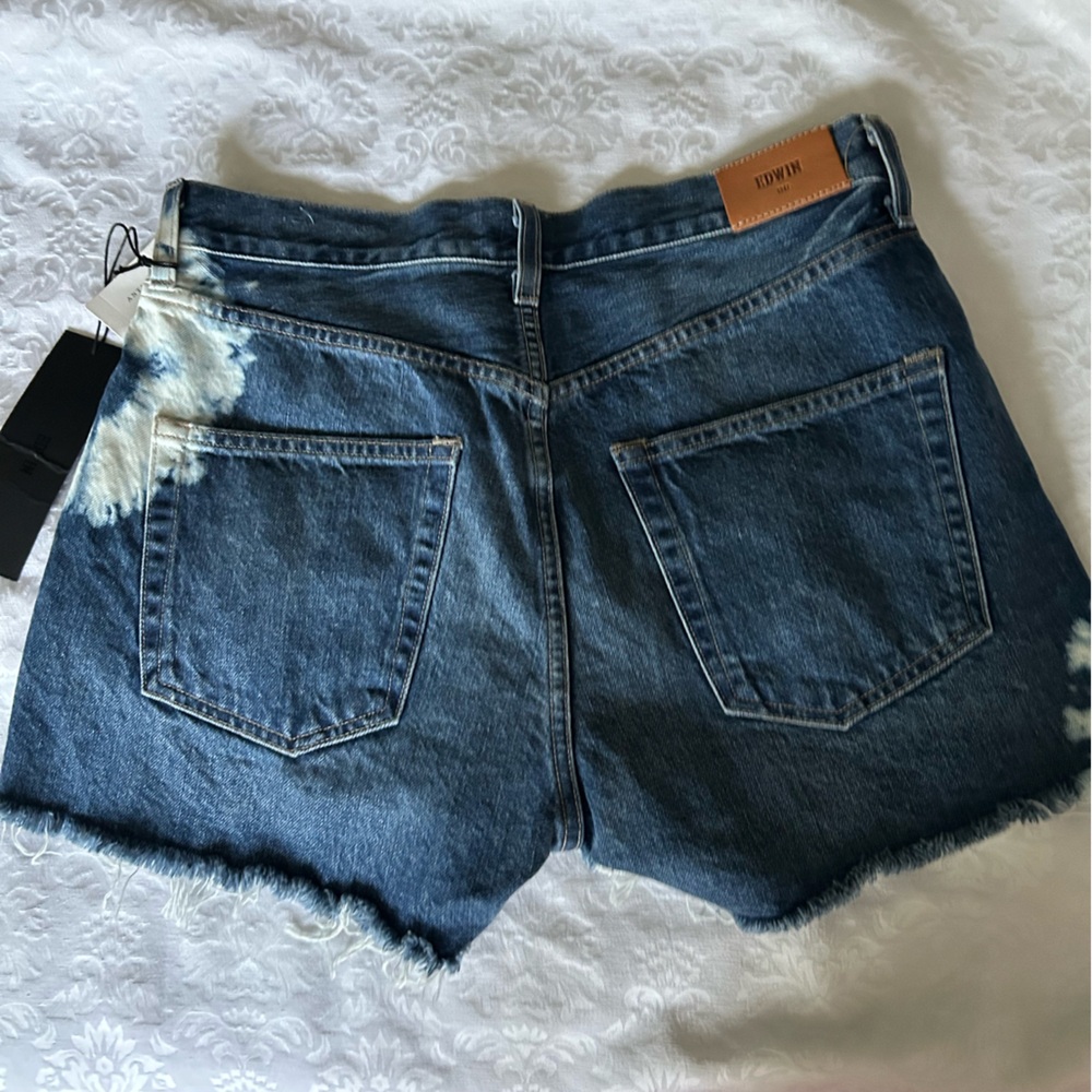 Anthropologie Edwin Cai Highrise denim shorts - Picture 9 of 10